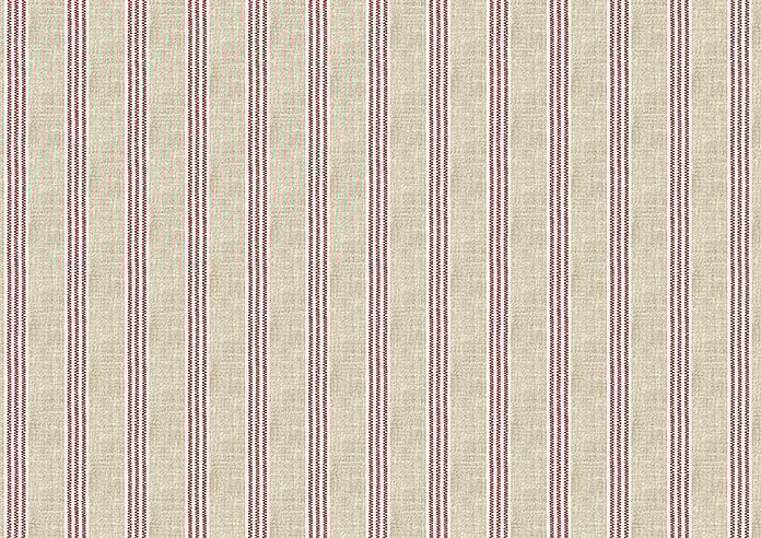 Emily Bond George Stripe Print, Red - Twist&Fit Roman Blind - Image 8